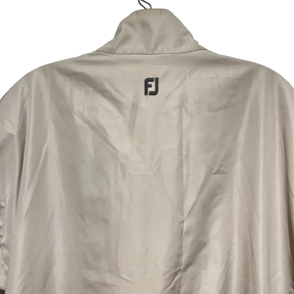 Footjoy Dryjoys FJ Half Sleeve Golf Jacket M Beige